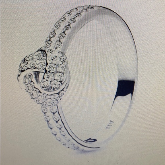 Pandora Shimmering Knot Ring